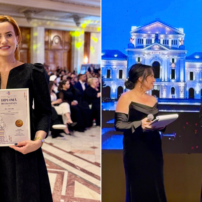Deputata liberală Arina Moș din Bihor a fost recompensată la gala națională „România ești tu” din 2026.