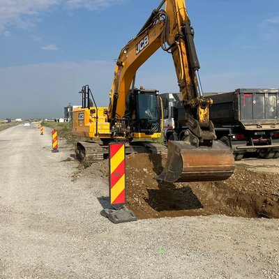 O stradă din Oradea va fi asfaltată în curând.