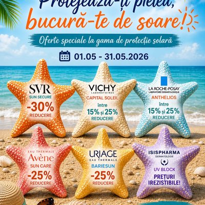 SPF – noul tău prieten! Importanța factorului de protecție solară și modul corect de utilizare, prezentat de Farmacia3.